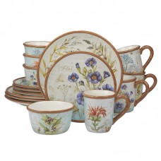 August Grove Fritch Herb Blossoms 16 Piece Dinnerware Set, Service for 4 CEI4764